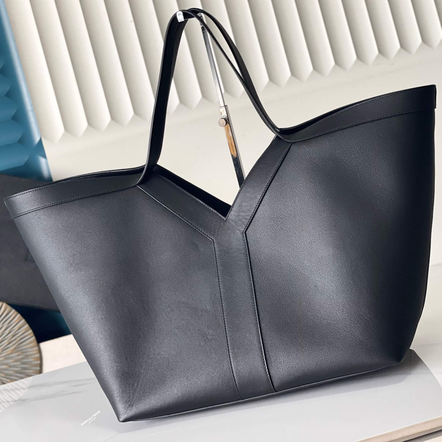 YSL - Y Cabas Calfskin Tote Bag Tote Bag Shopping Bag Handbag