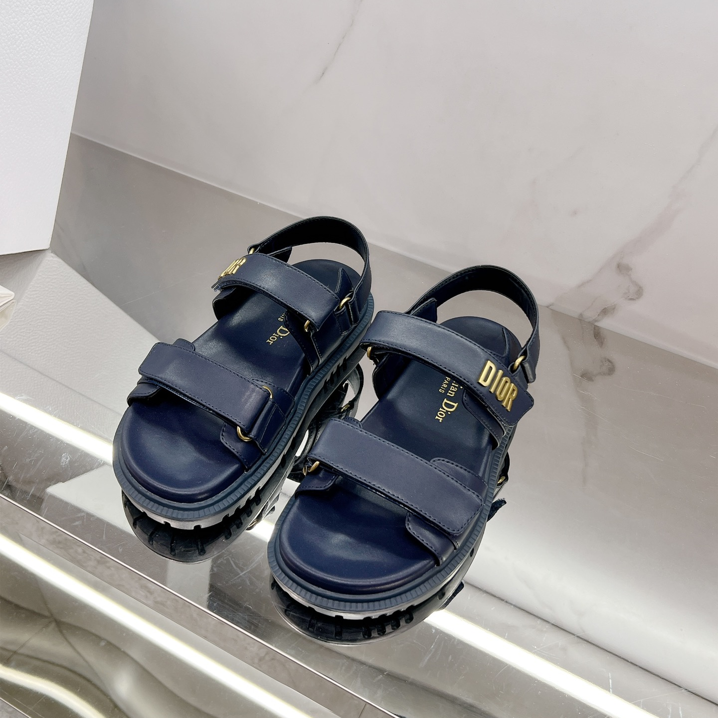 Dior-Velcro sandals