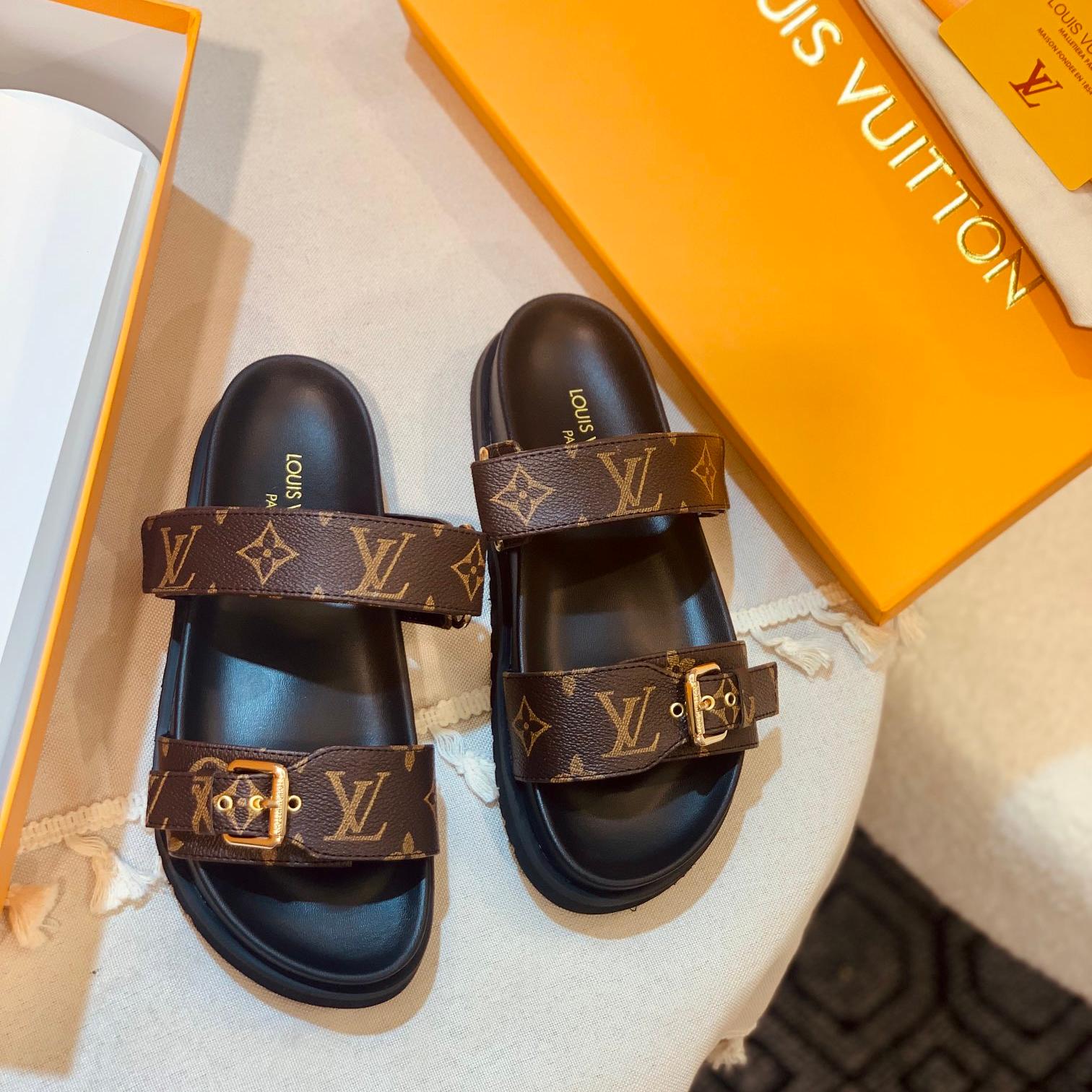 LV-spring and summer new beach sandals slippers
