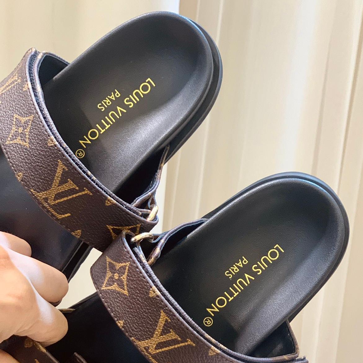 LV-spring and summer new beach sandals slippers