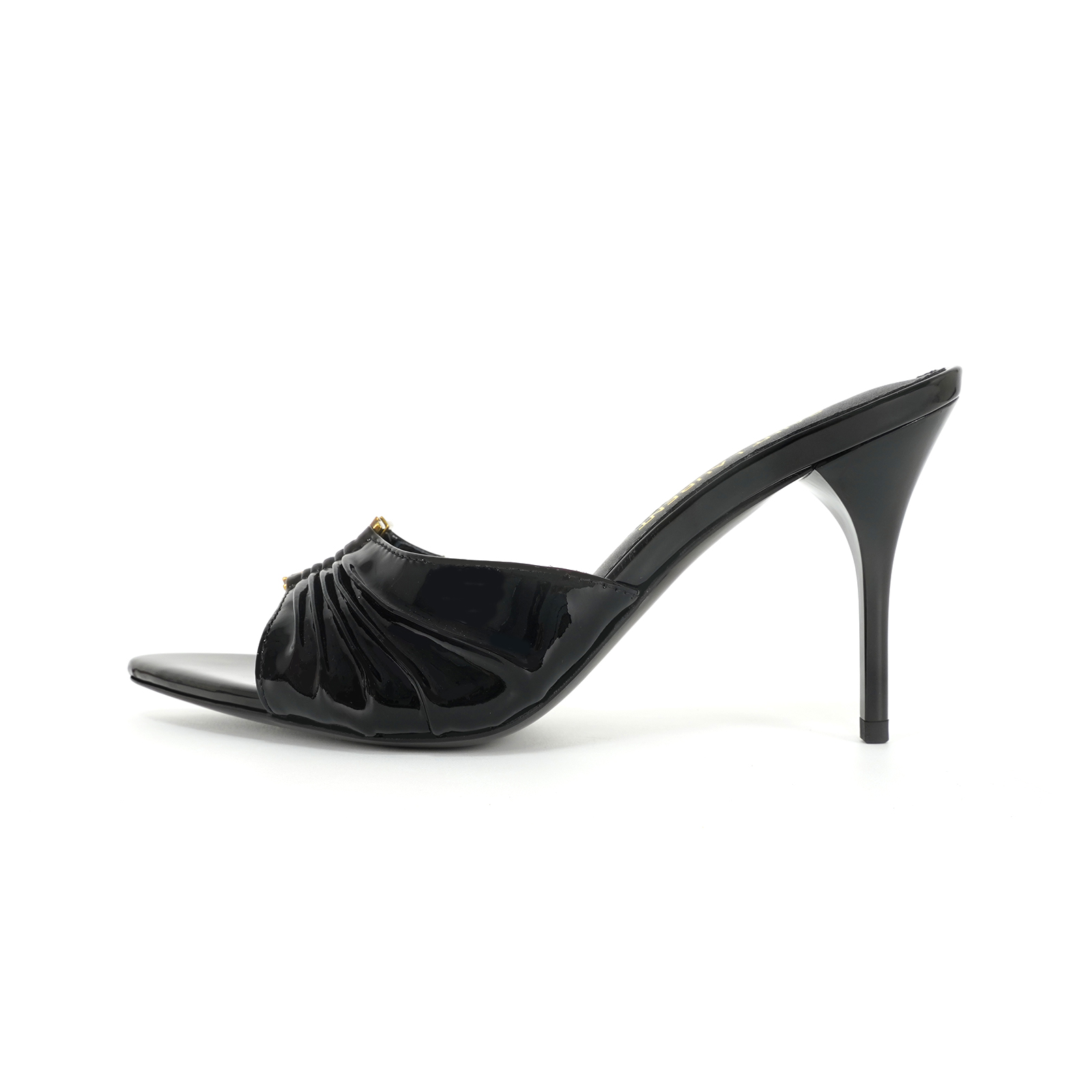 YSL-Italian leather high heels shoes