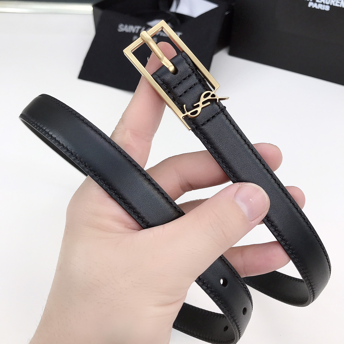 YSL-Women's leather belt