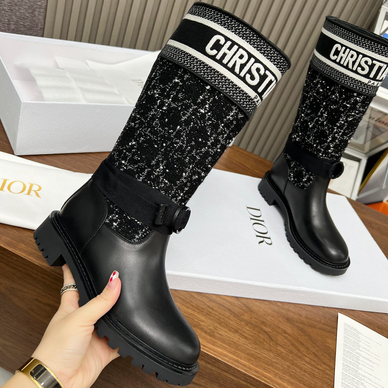 Dior-Retro workwear boots shoes