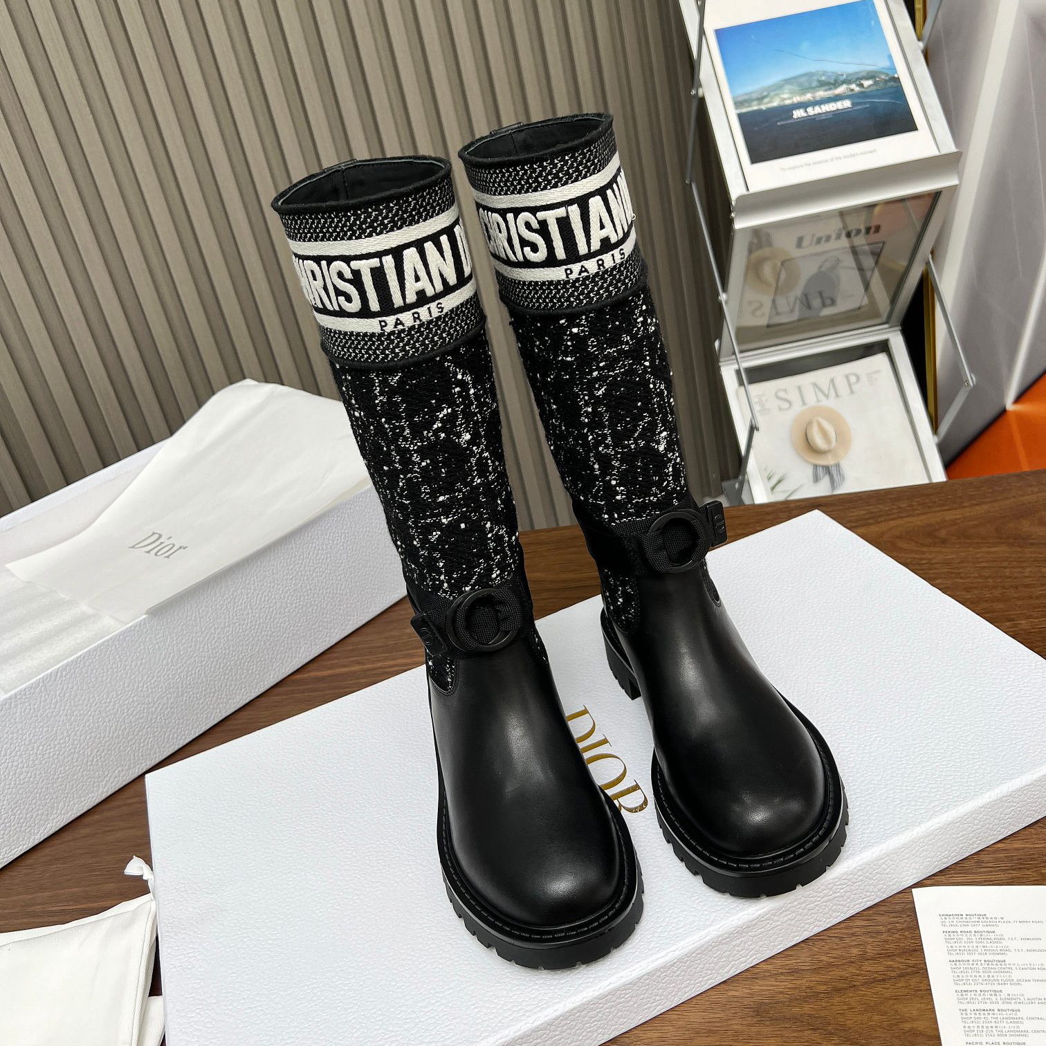 Dior-Retro workwear boots shoes