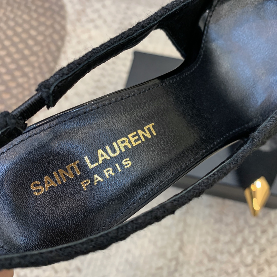 YSL-Metal pointed tip shoes