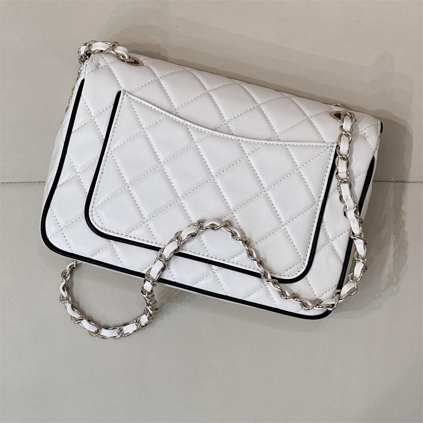 Chanel-Classic diamond patterned sheepskin bag