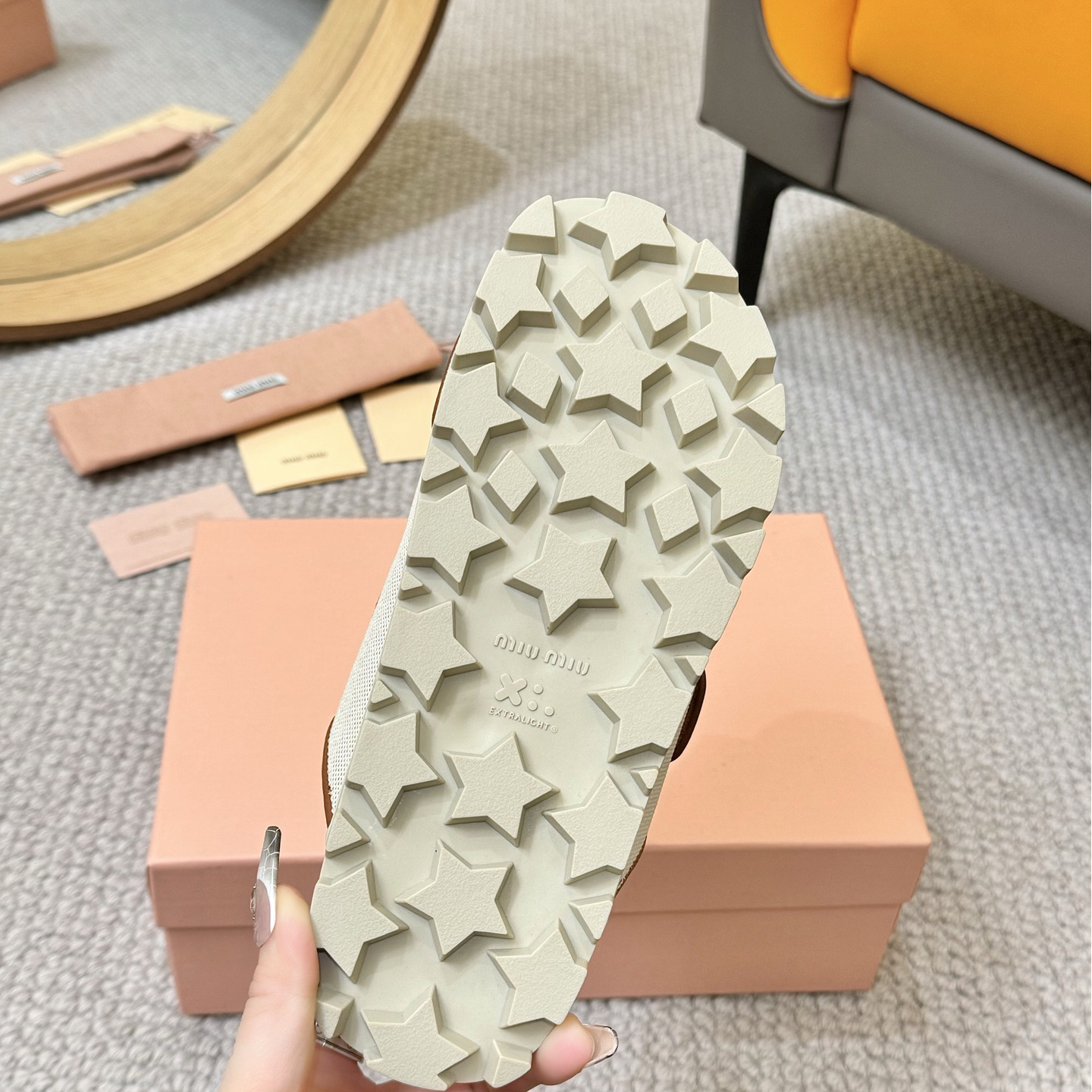 MiuMiu-2025 Spring and Summer New Coin Sandals