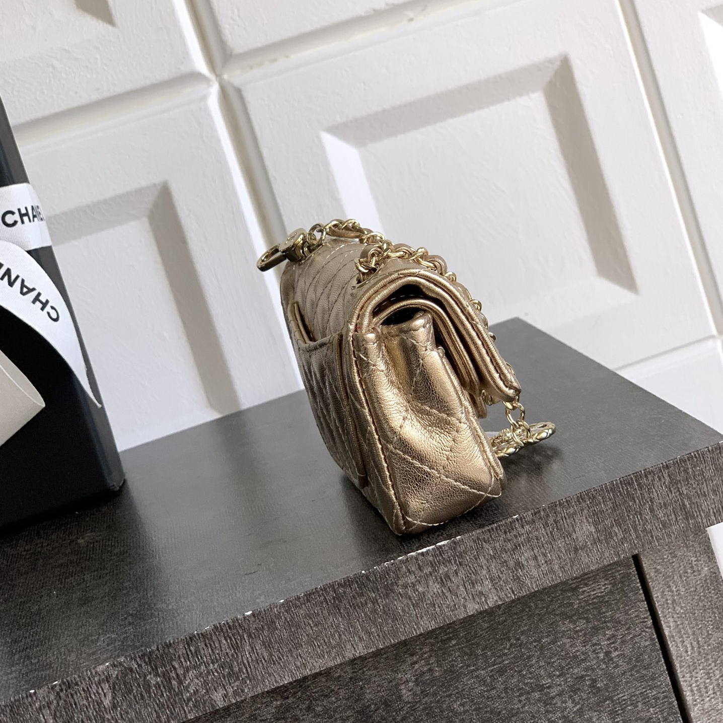 Chanel-25A mini love pearl CF handbag