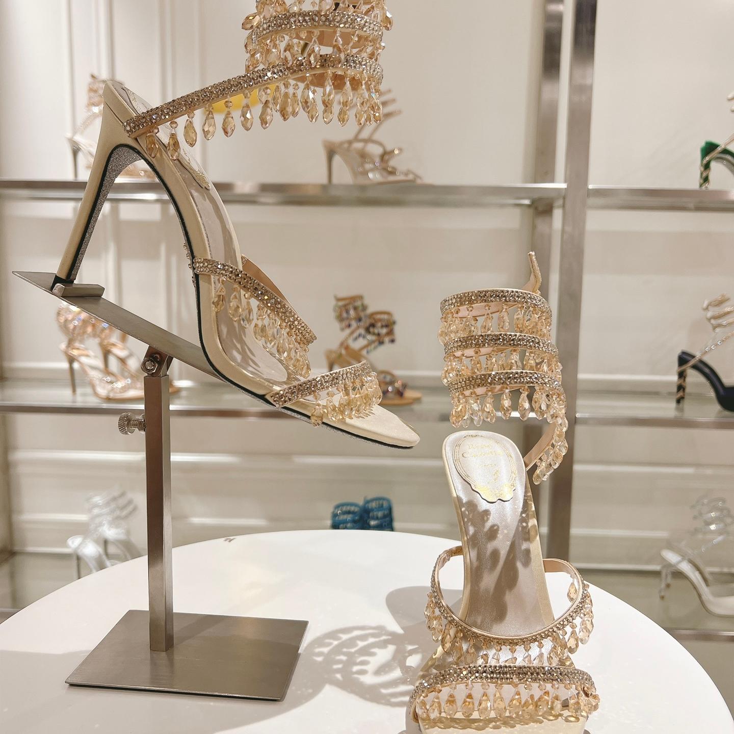 Rene Caovilla-Heavy Industry RC snake-shaped high-heels