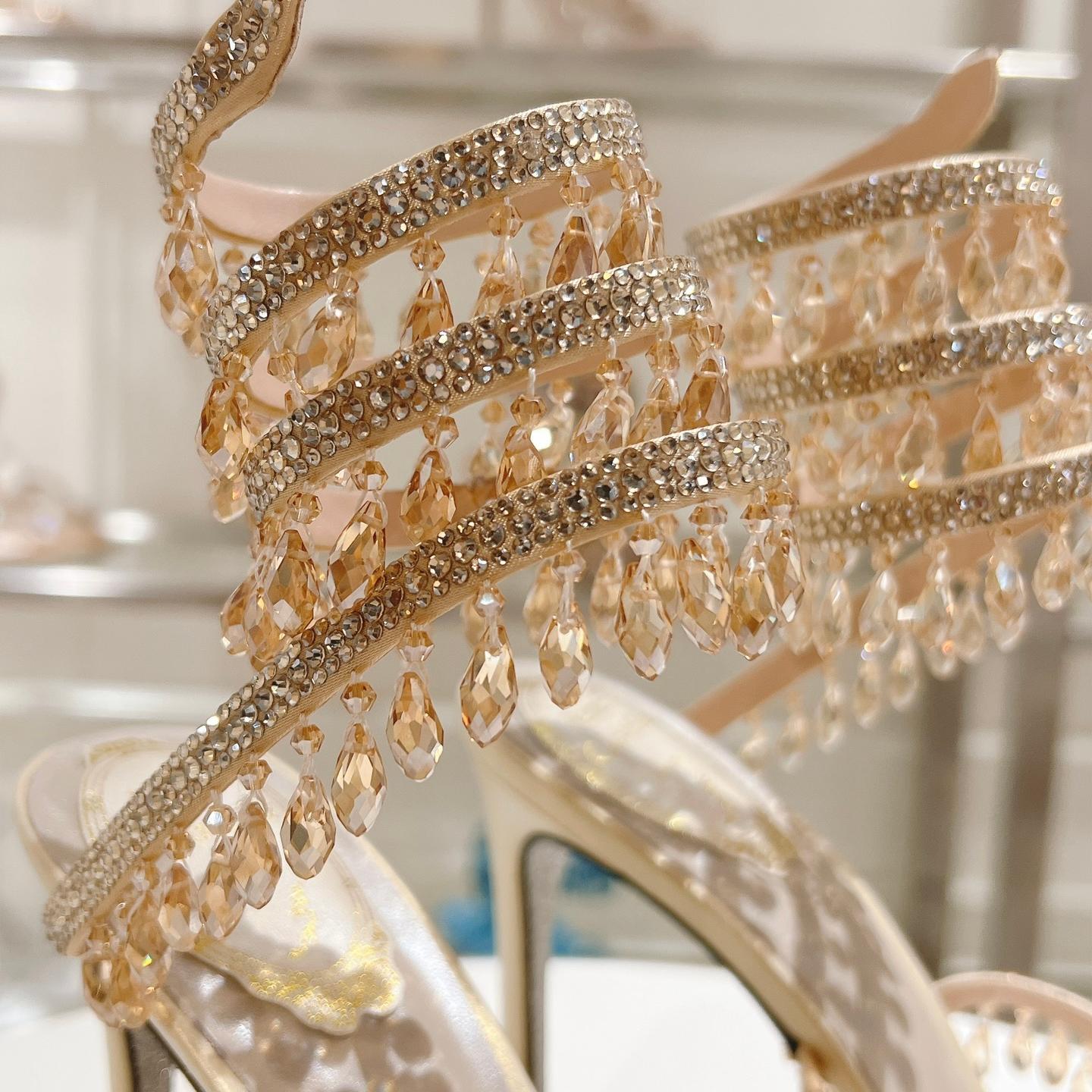 Rene Caovilla-Heavy Industry RC snake-shaped high-heels