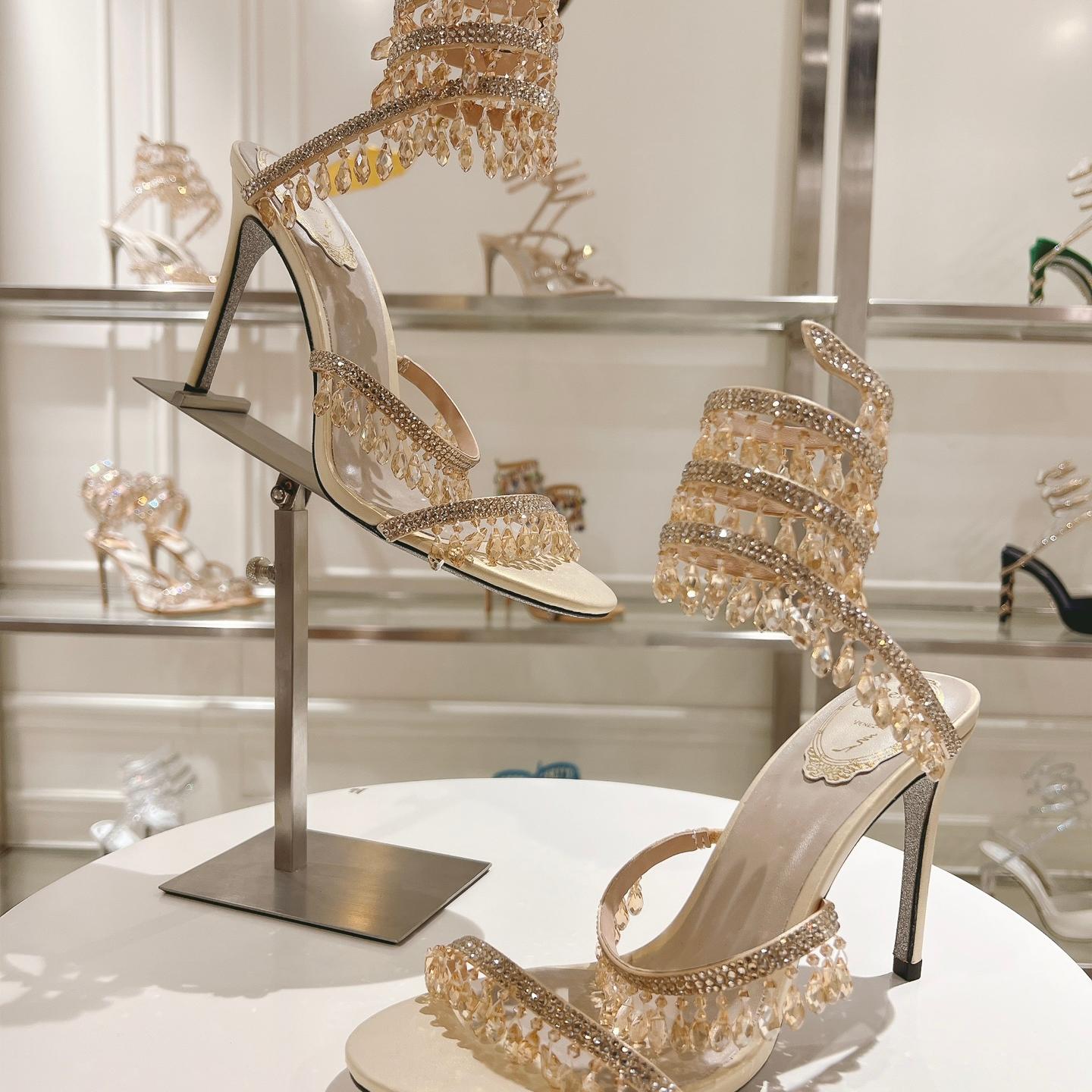 Rene Caovilla-Heavy Industry RC snake-shaped high-heels