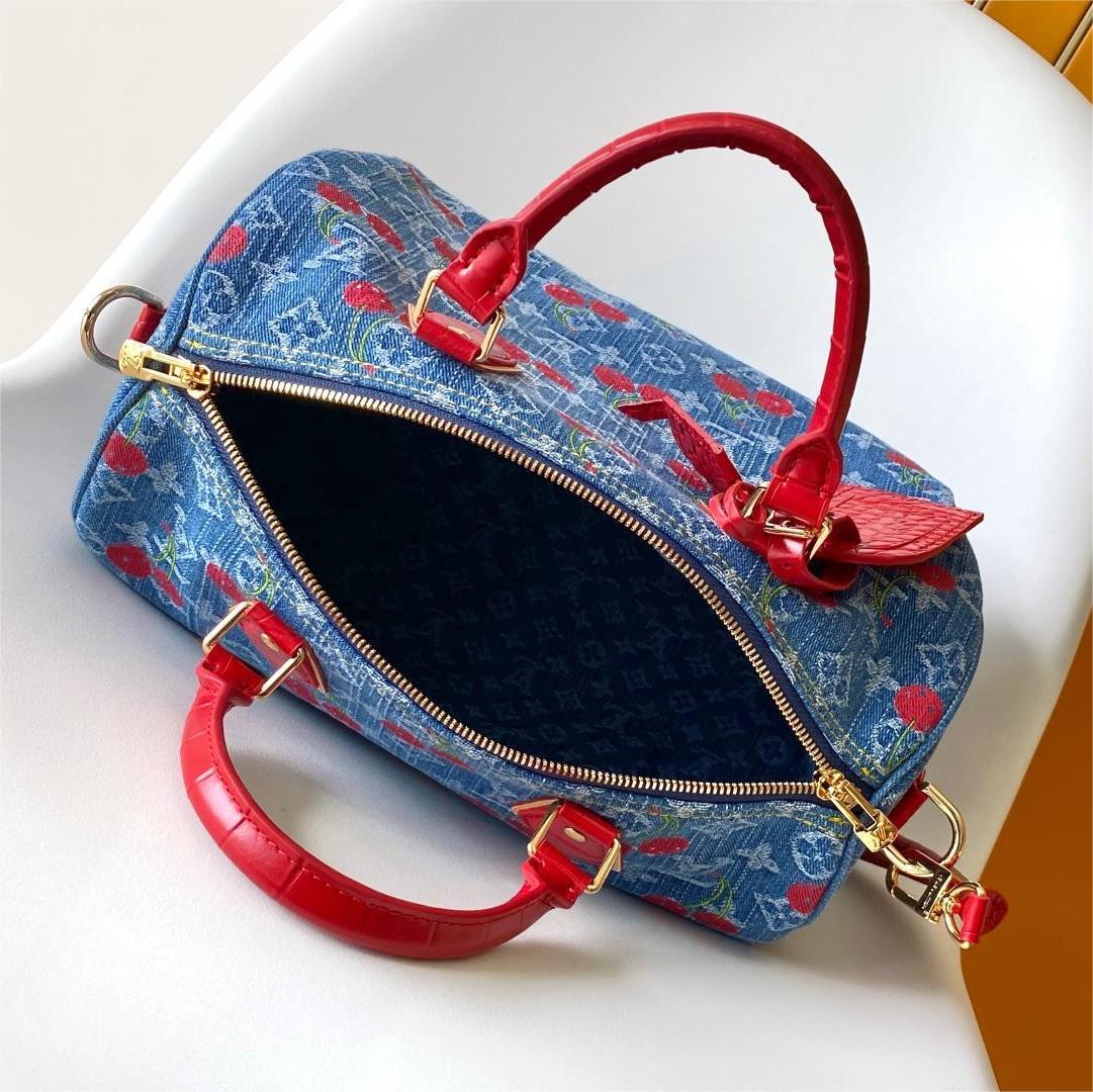 LV- Cherry series Speedy Soft 30 handbag