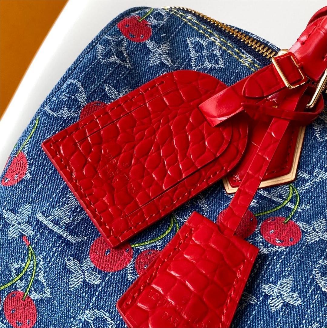 LV- Cherry series Speedy Soft 30 handbag