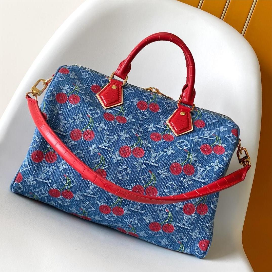 LV- Cherry series Speedy Soft 30 handbag