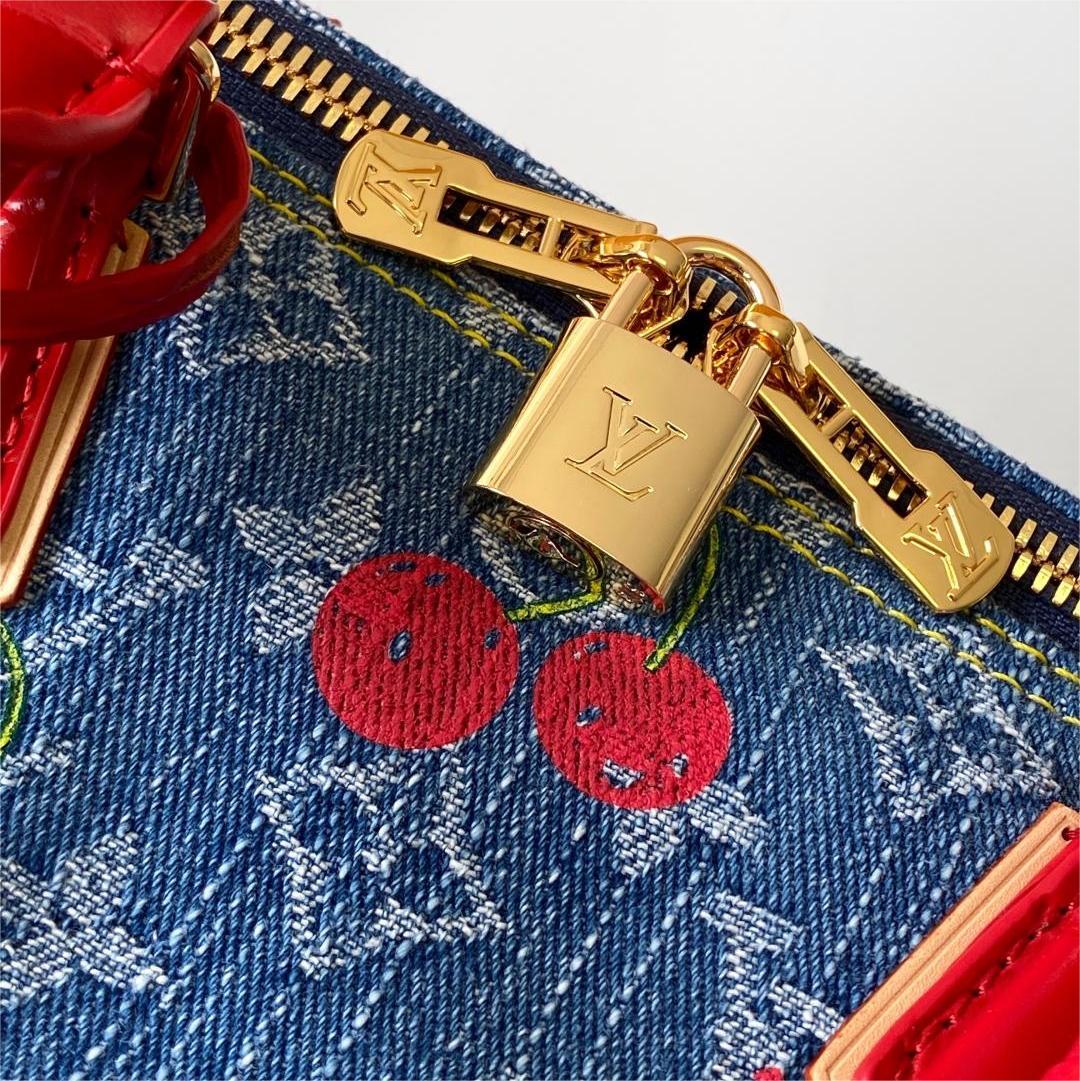 LV- Cherry series Speedy Soft 30 handbag