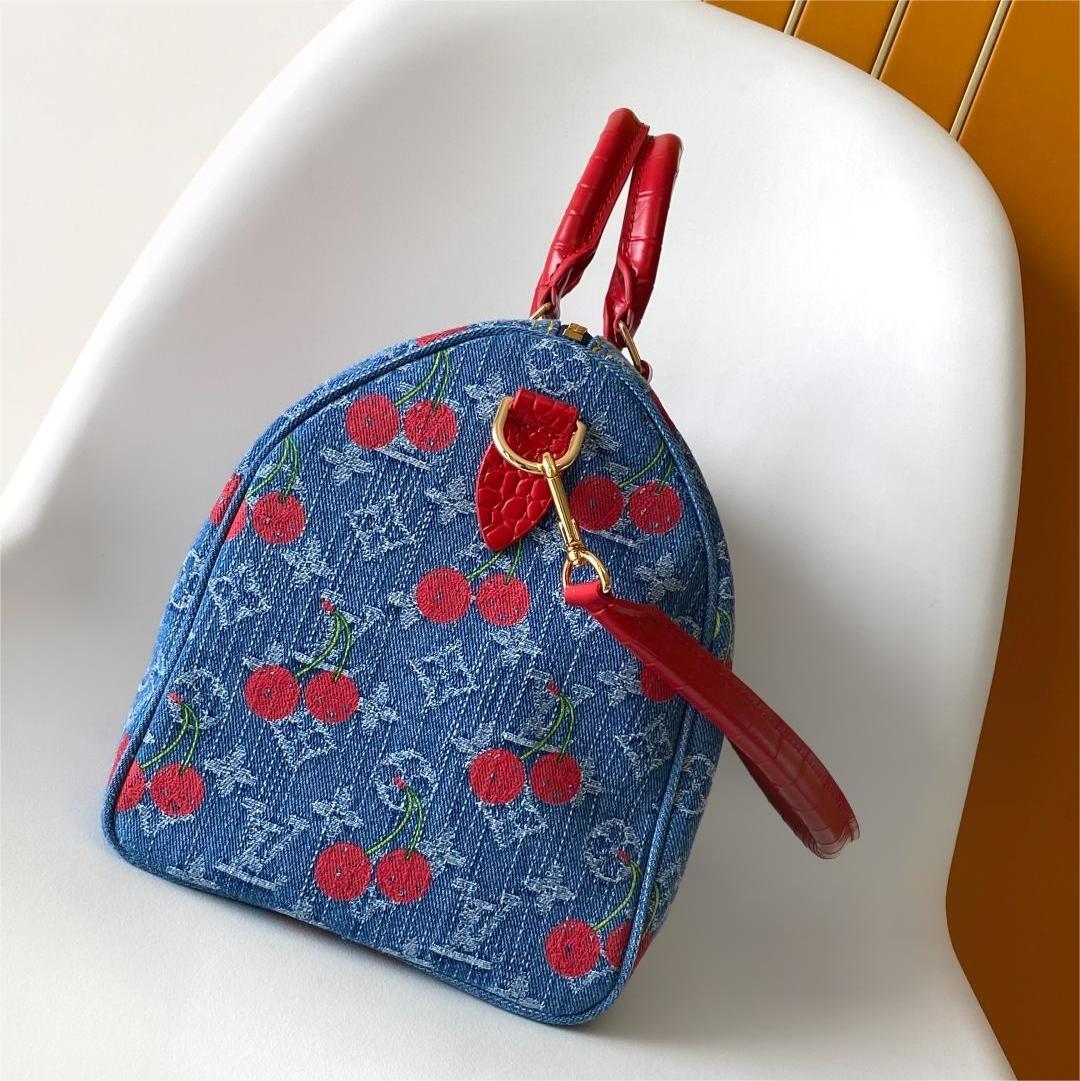LV- Cherry series Speedy Soft 30 handbag
