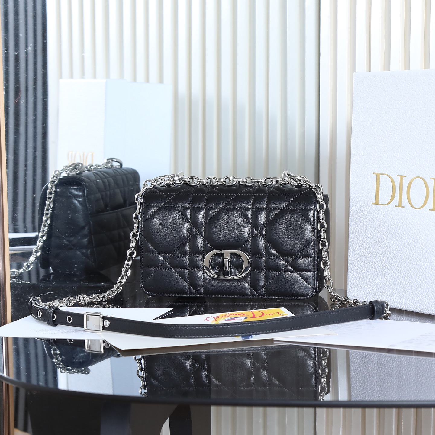 Dior-Soft Caro small shoulder bag