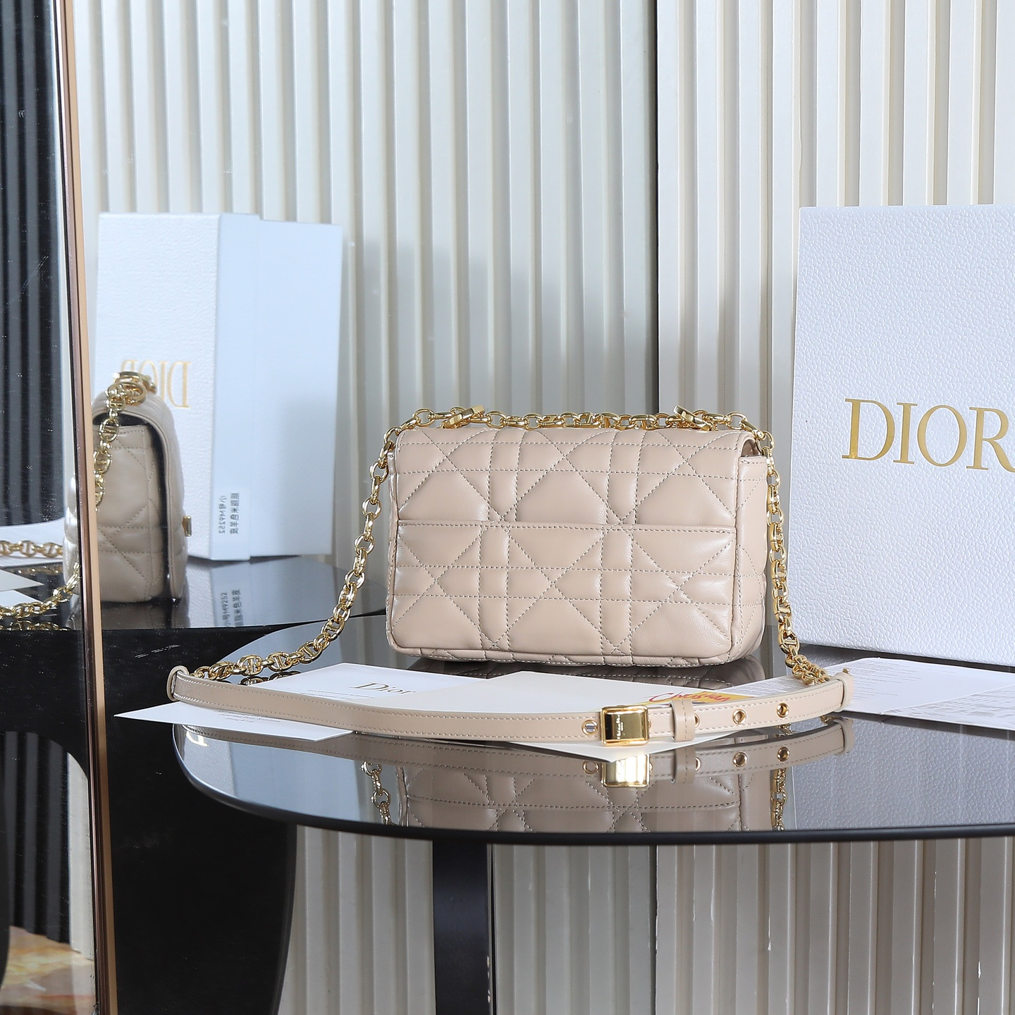 Dior-Soft Caro small shoulder bag