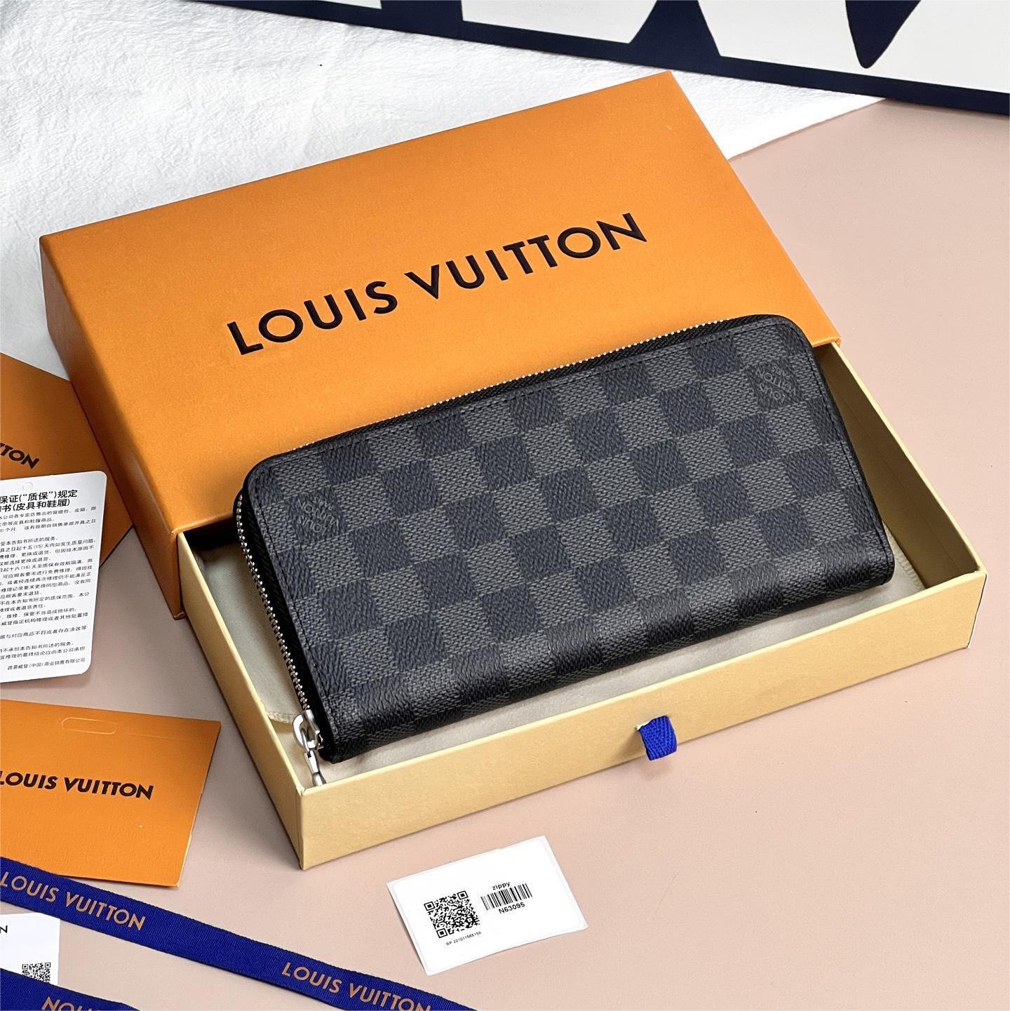 LV-Monogram Eclie canvas zipper wallet