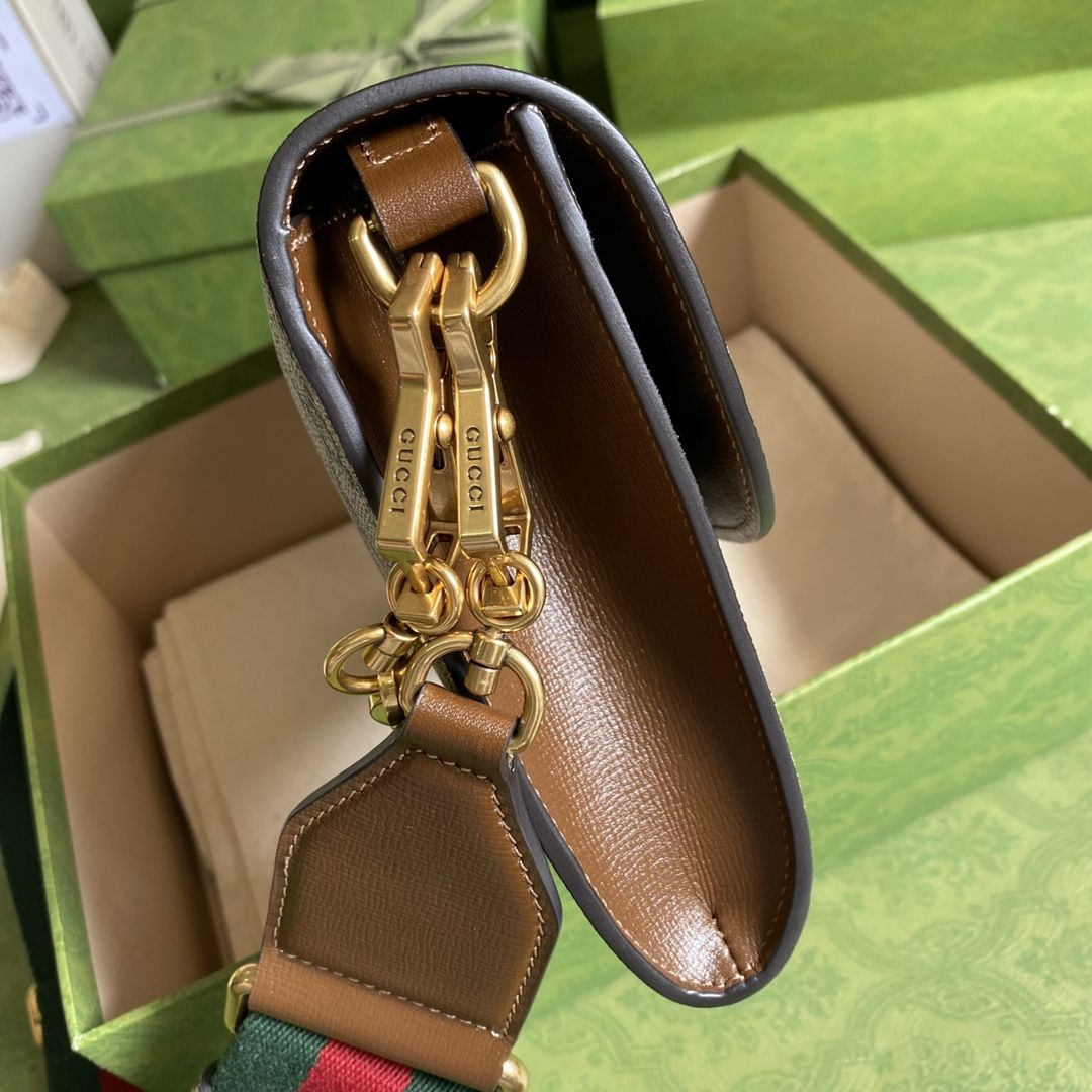 Gucci-GG Horsebit envelope chain bag