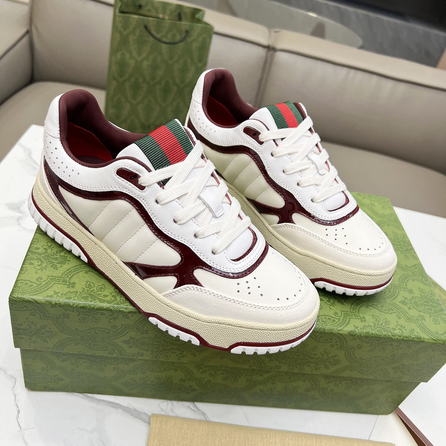 Gucci-Ancora real leather sneakers