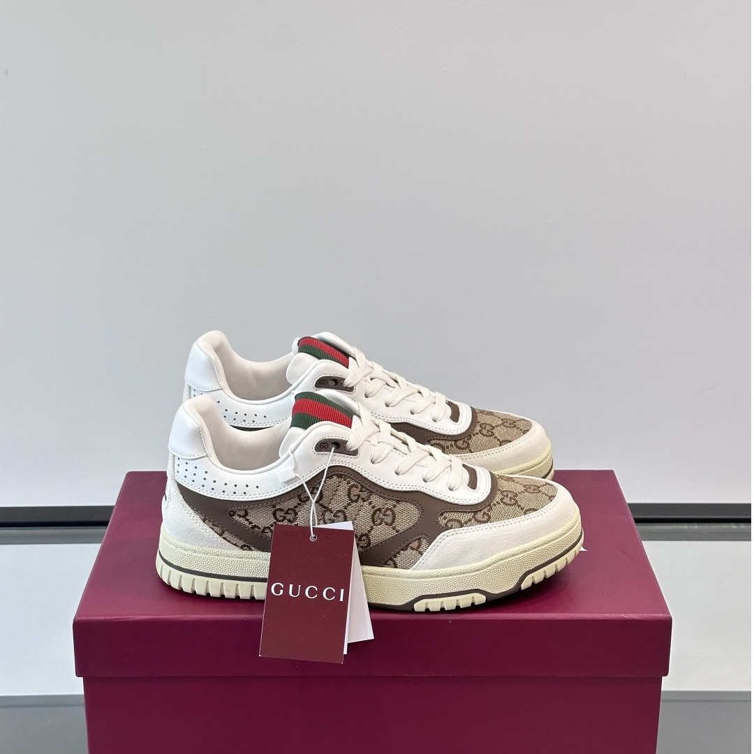 Gucci-Ancora real leather sneakers