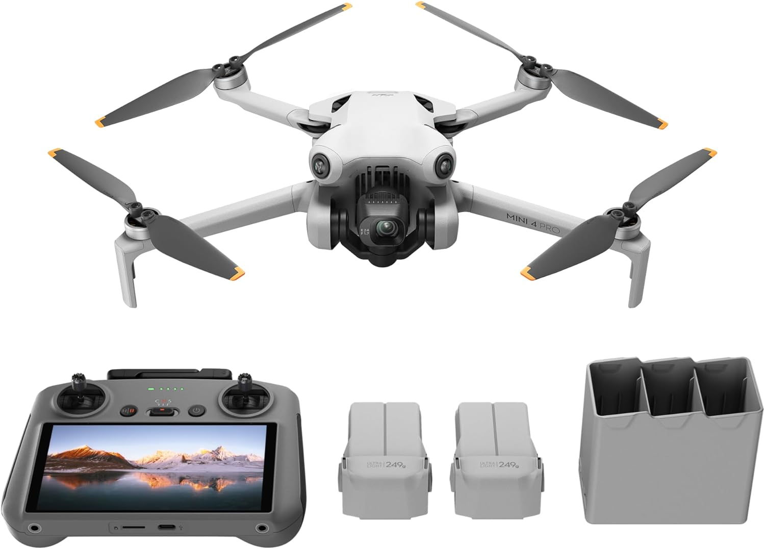 DJI Mini 4 Pro Fly More Combo with DJI RC 2 (screen remote controller)