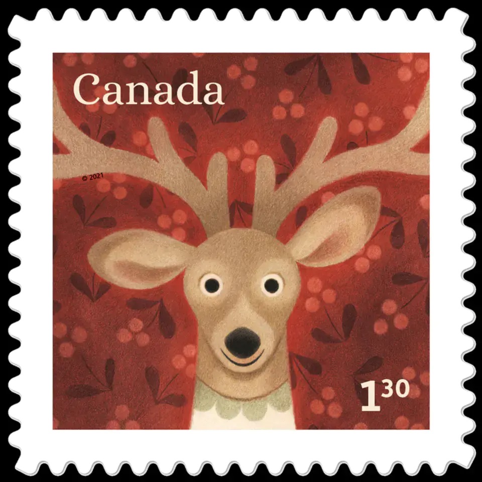 Canada Christmas Holiday Characters(2021) Souvenir Sheet