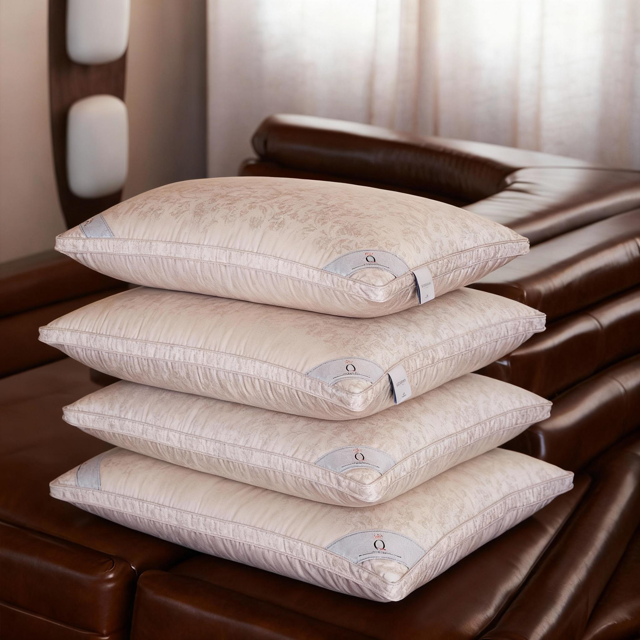 900FP Iceland Goose Down Silk Pillow – 2pcs & 4pcs