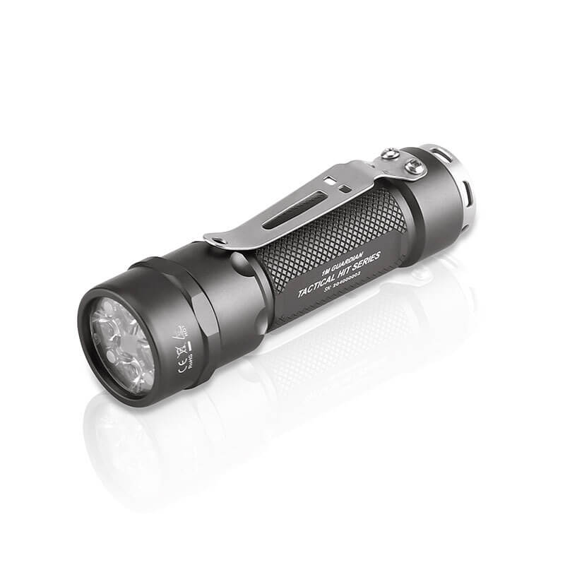 Jetbeam 1M Guardian 1200 Lumen Multi-color Portable Tactical Flashlight