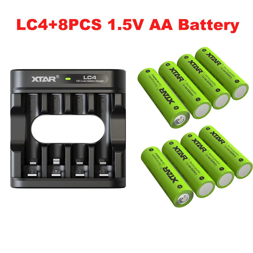 XTAR LC4 1.5V AAA Battery Rechargeable Li-ion Battery