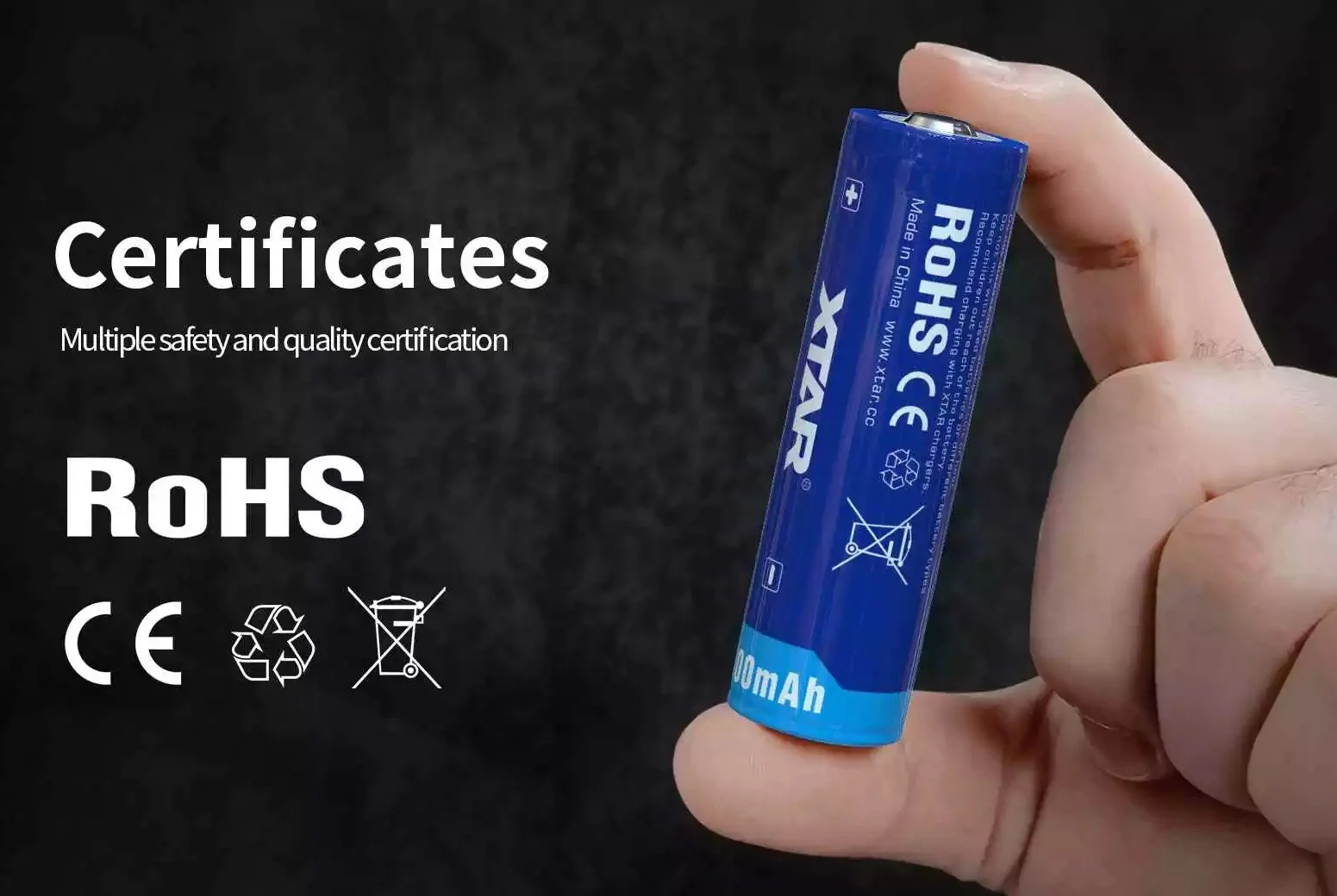 XTAR 21700 Rechargeable Li-ion Battery