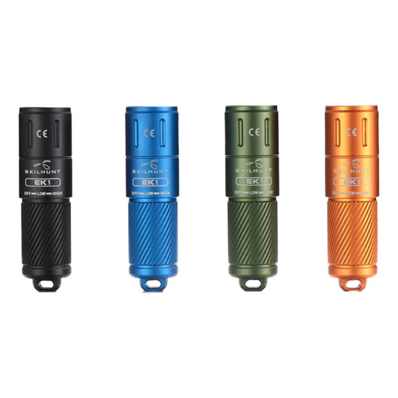 Skilhunt EK1 180 Lumens USB-C Rechargeable Mini Keychain Flashlight