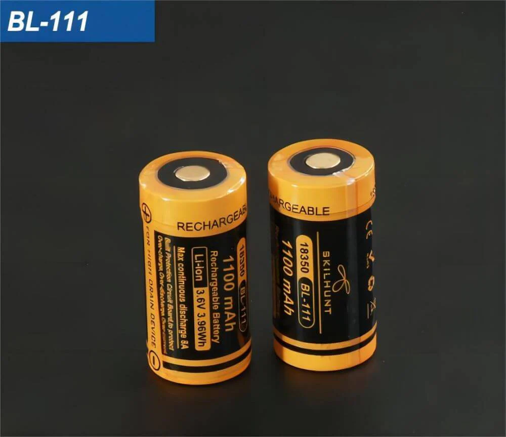 BL-111 1100mAh 18350 Protected Battery