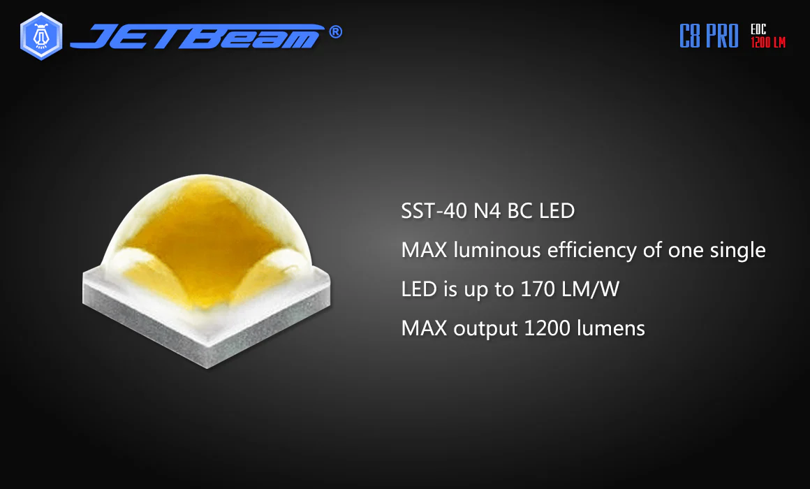 Jetbeam C8 PRO Outdoor Flashlight