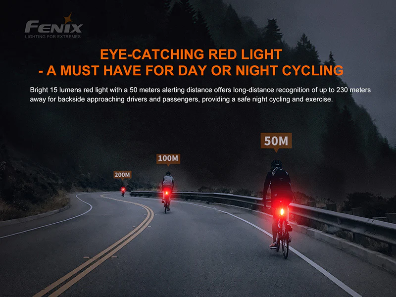 Fenix BC05R V2.0 Rechargeable Bicycle Tail Light