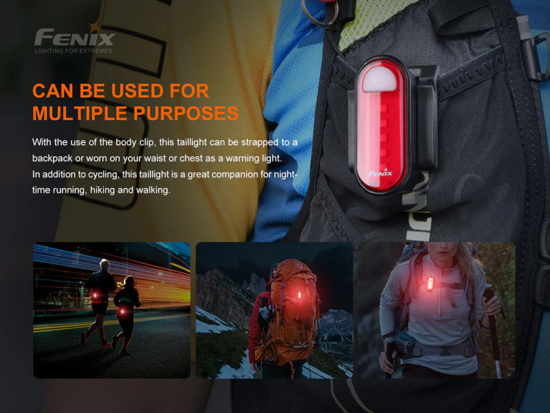 Fenix BC05R V2.0 Rechargeable Bicycle Tail Light