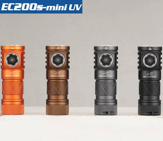 Skilhunt EC200S-Mini UV 2100 lumens EDC Flashlight