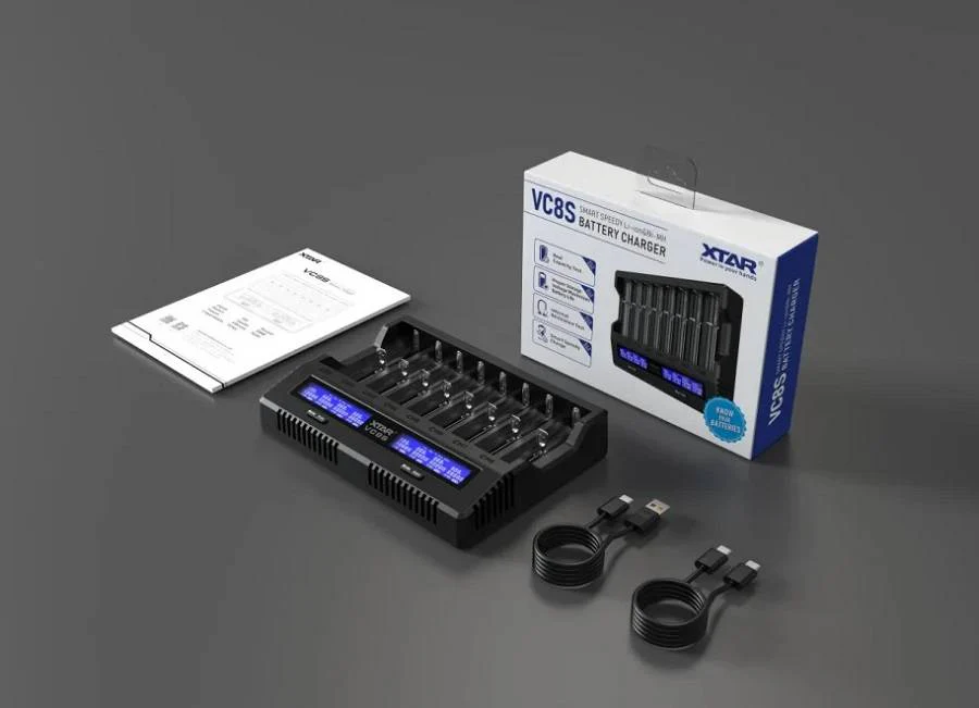 XTAR VC8S Multifunctional Battery Charger