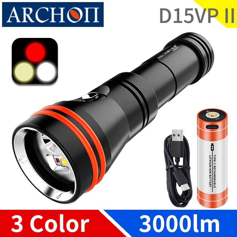 ARCHON D15VP II Scuba dive video lights
