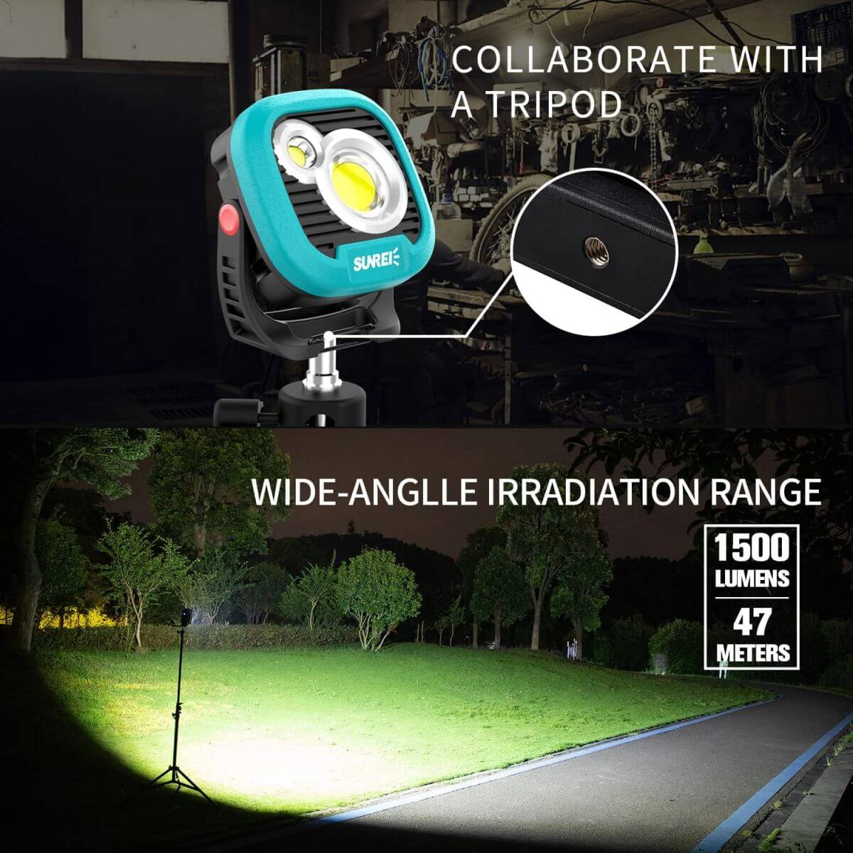 Sunrei CL1600 Rechargeable Worklight