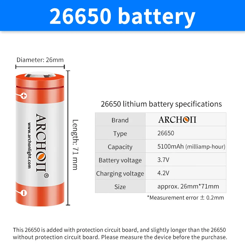 ARCHON S24V 2400lm 5000k diving video light