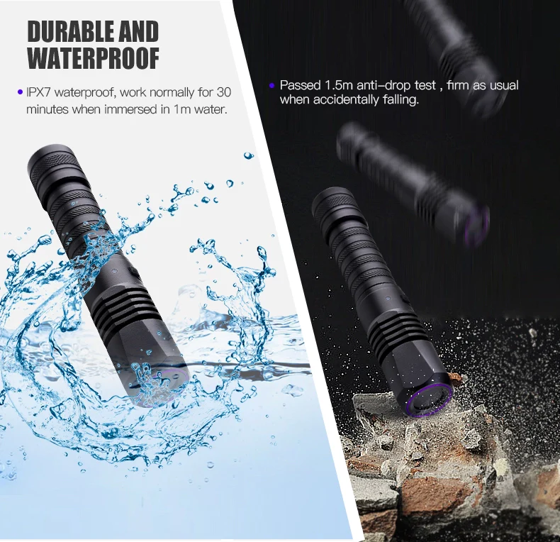 TANK007 CI05 UV LED Flashlight