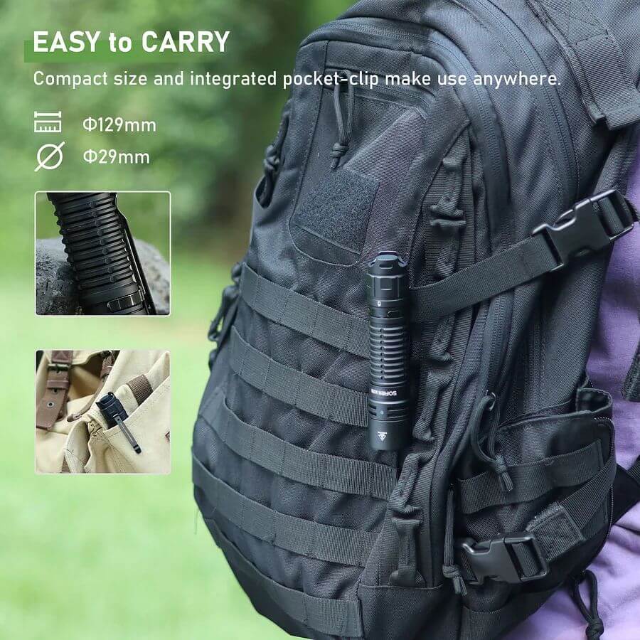 Sofirn SC28 2800 Lumens Tactical Flashlight