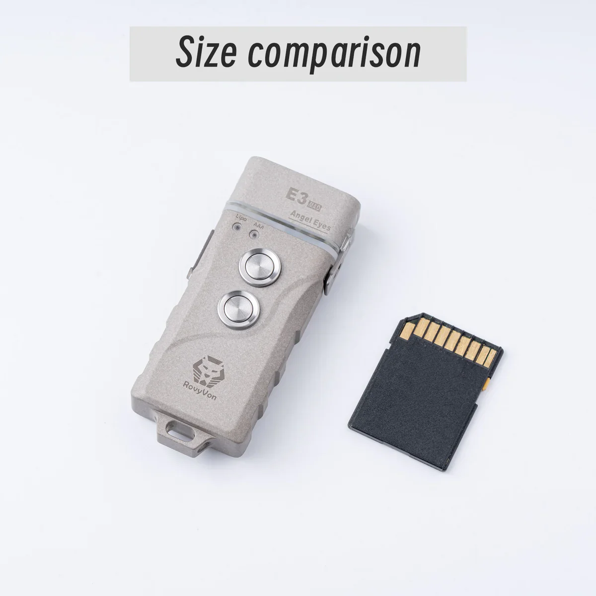 Rovyvon Angel Eyes E3 (G2) AAA Battery EDC Flashlight