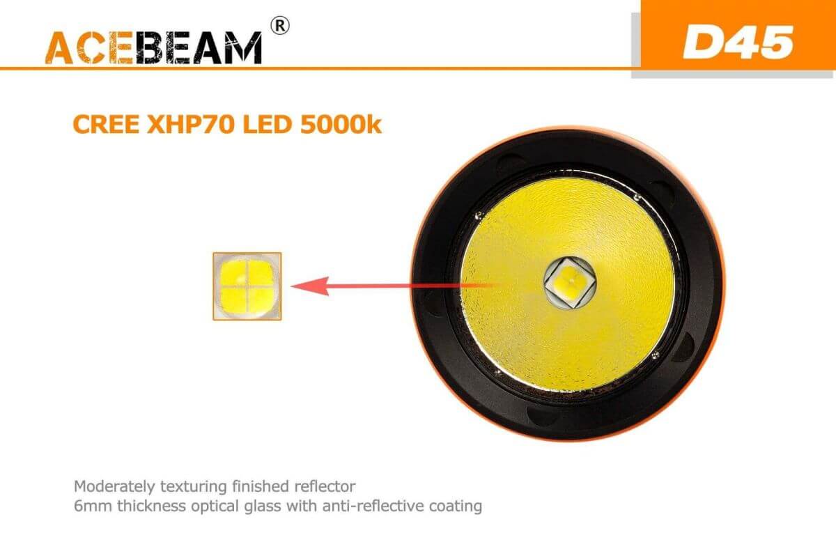 Acebeam D45 LED Dive Light