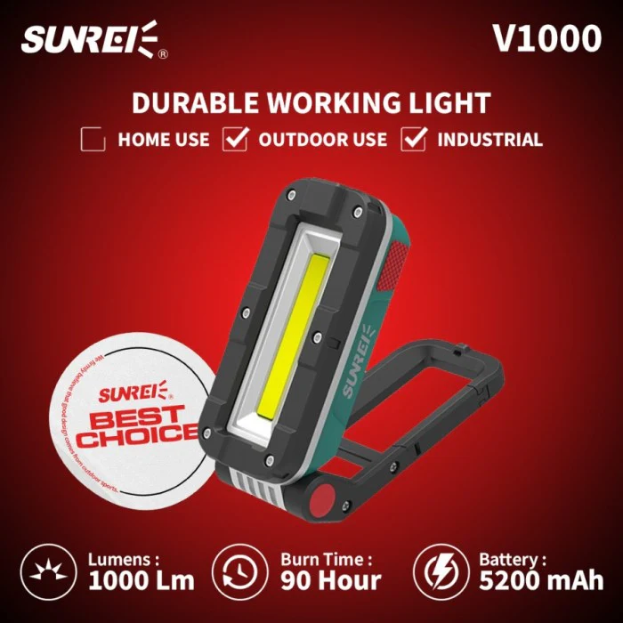 Sunrei V1000 Emergency COB Lamp