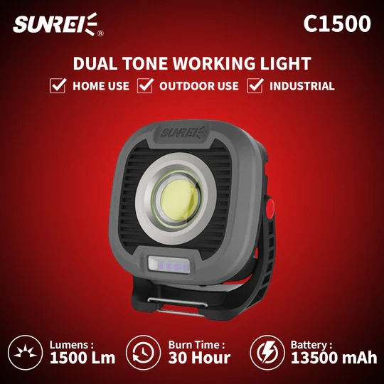 Sunrei C1500 Emergency Lamp Dual Tone Light