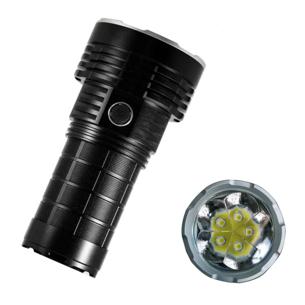 HaikeLite HK05 5*SFN60 30000lm 1000m Powerful Flashlight