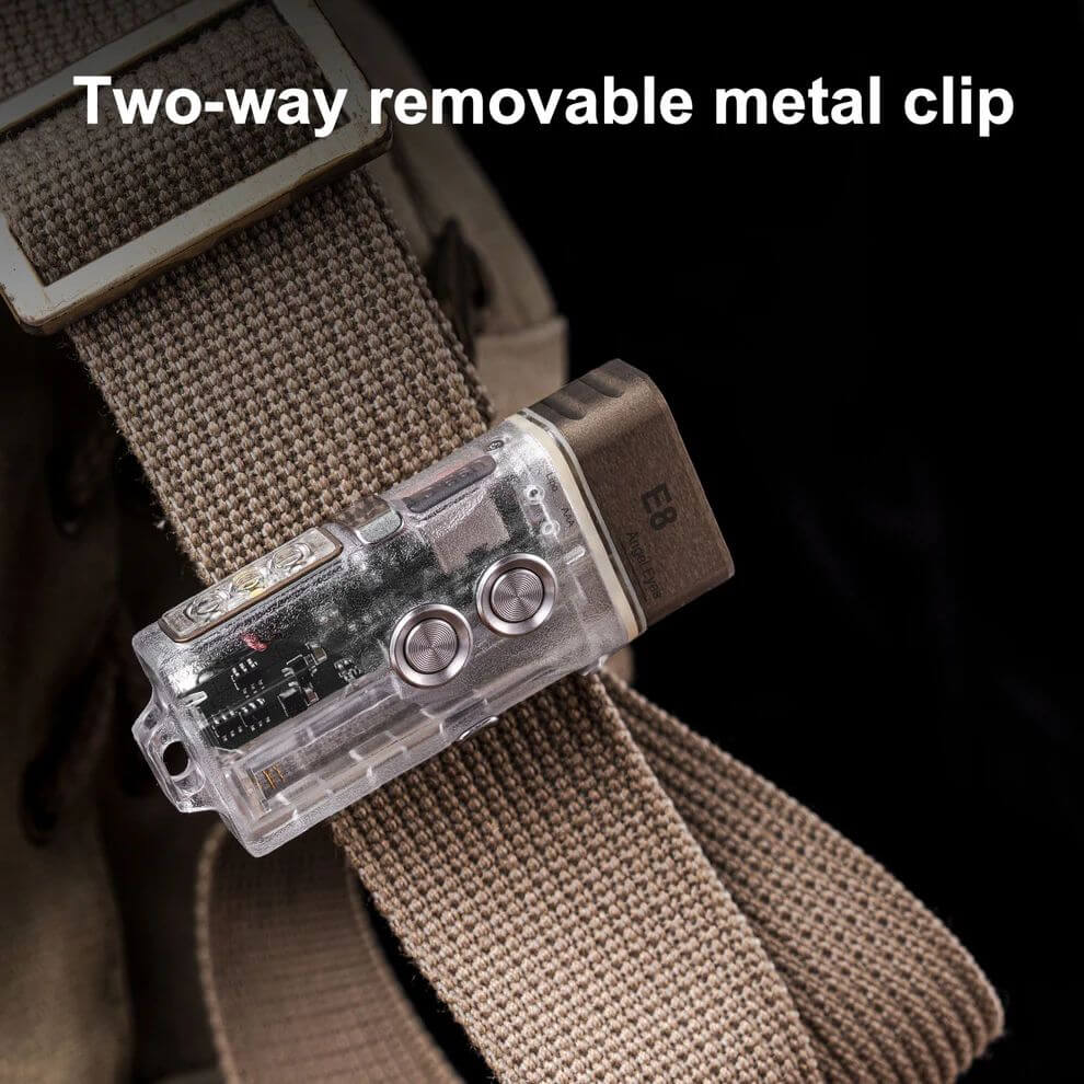RovyVon Angel Eyes E8 Versatile Hybrid Keychain Flashlight